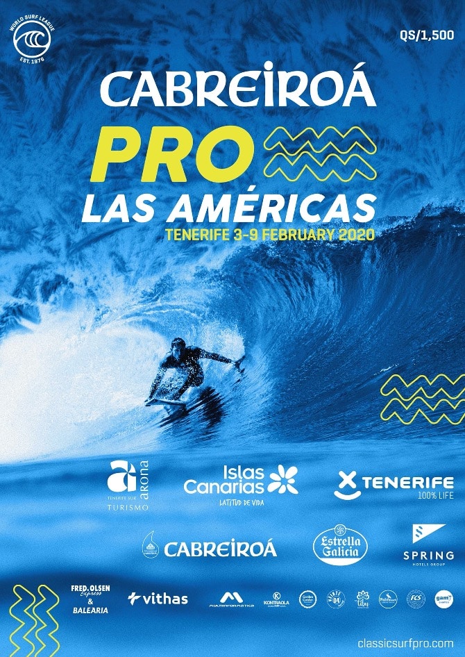 Vuelve a Tenerife el Cabreiroá Pro Las Américas de la World Surf League.