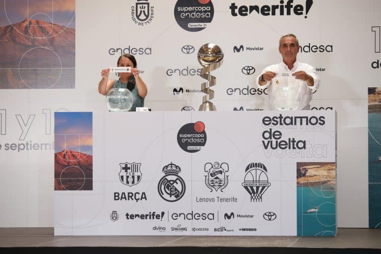 Barça-Valencia y Real Madrid-Lenovo Tenerife, semifinales de la Supercopa Endesa 2021 de baloncesto