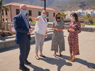 El embajador de Noruega en España visita Pirámides de Güímar con la consejera delegada de Acción Exterior y la directora insular de Turismo del Cabildo de Tenerife