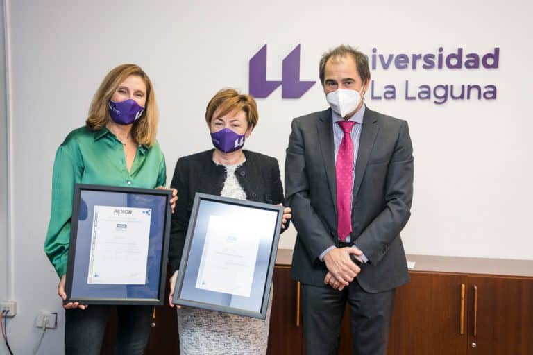 La ULL, primera universidad española que certifica sus políticas de igualdad de género y retributiva por AENOR