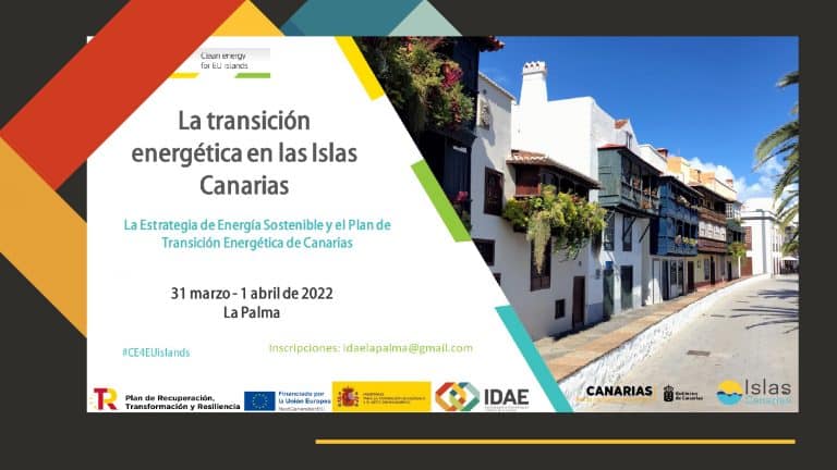 El IDAE y el Gobierno de Canarias abordan las oportunidades de la transición energética en Canarias