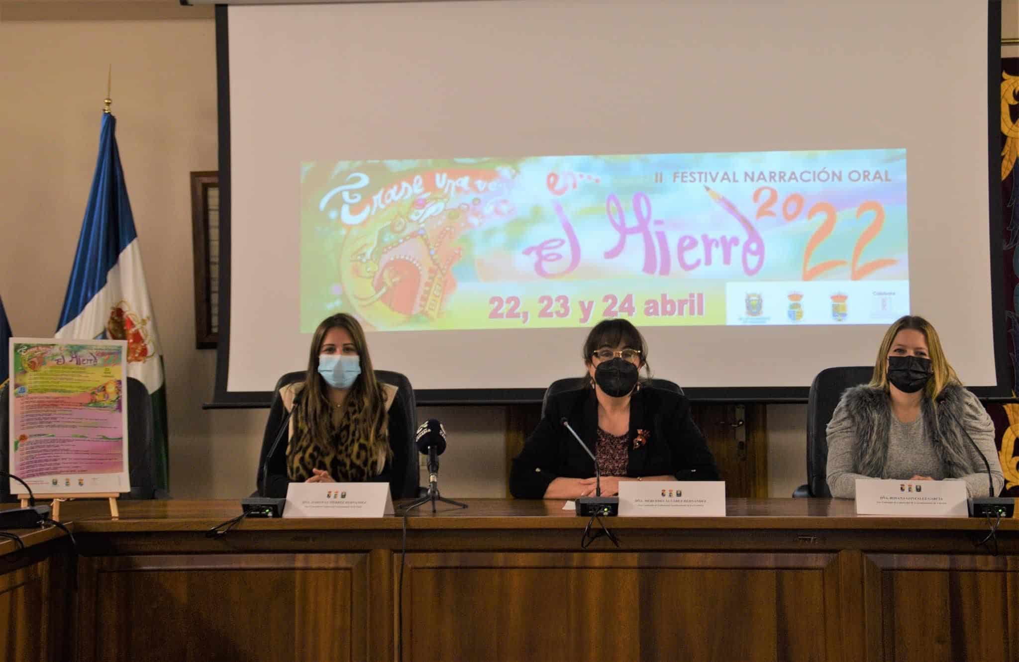 Los ayuntamientos de la isla de El Hierro presentan el II Festival de Narración Oral de El Hierro: Un amplio programa cultural del 22 al 24 de abril