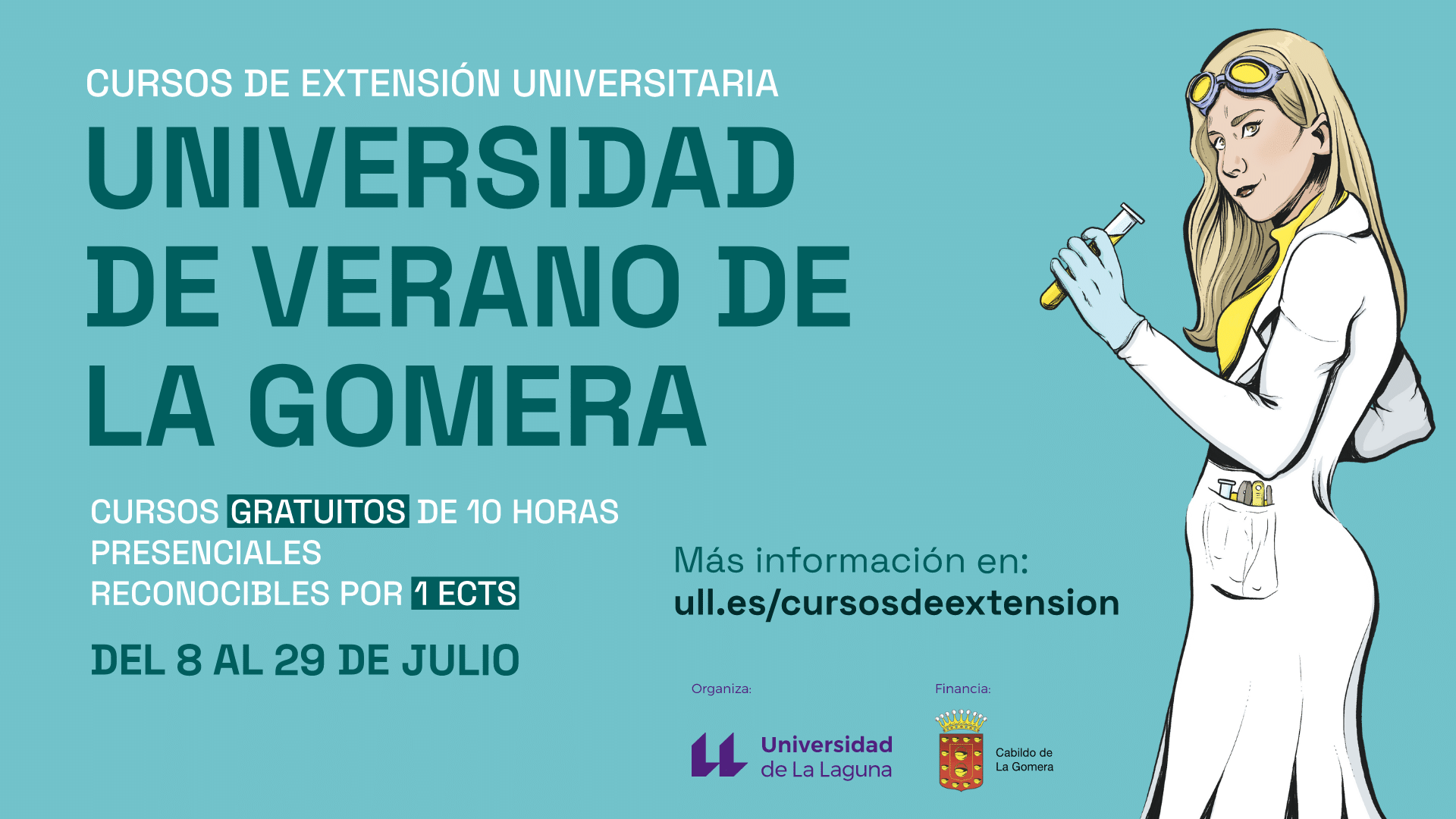 En este momento estás viendo La Universidad de Verano de La Gomera y la ULL aperturan la matrícula de la oferta formativa
