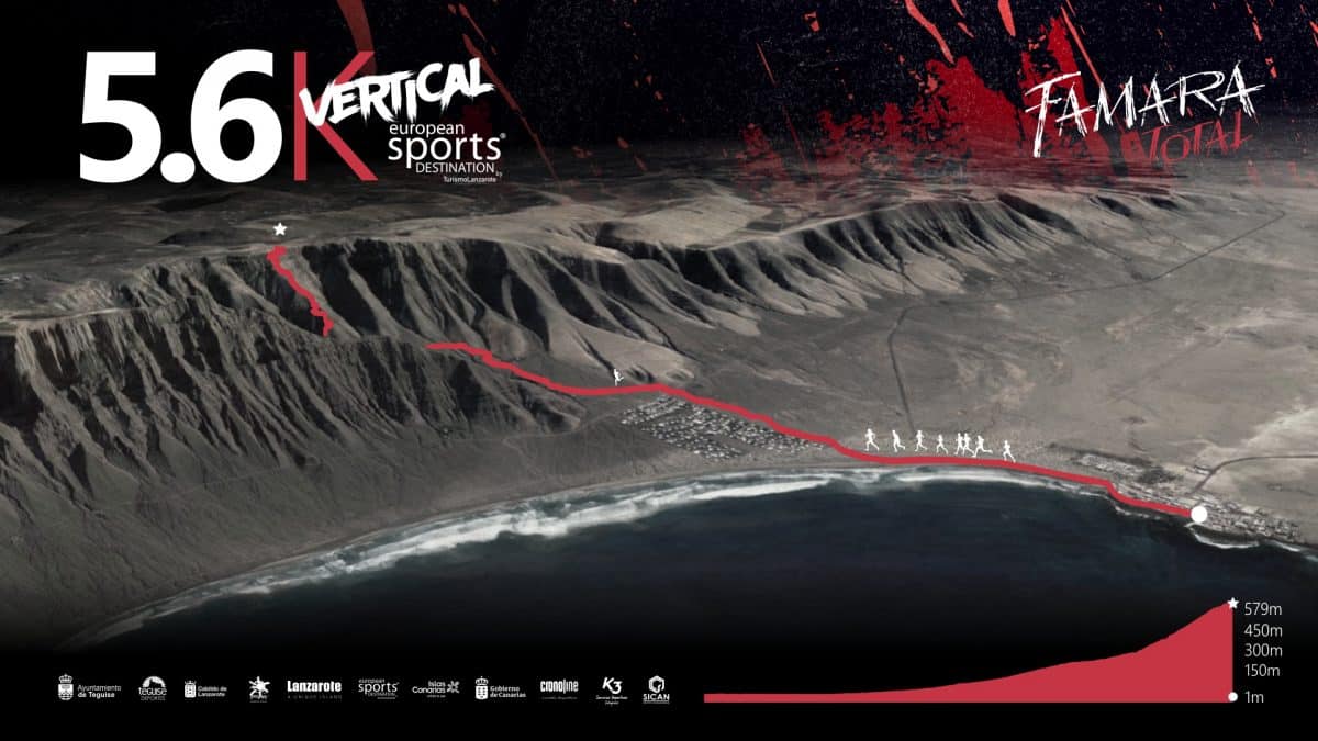 En este momento estás viendo La Vertical Famara Total by European Sports Destination iniciará una semana del mejor trail en Teguise