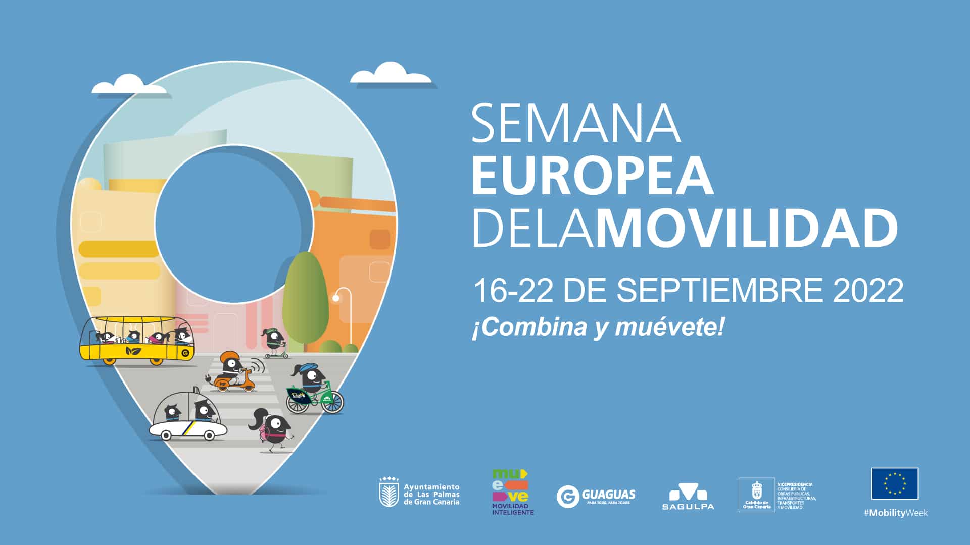 En este momento estás viendo El Ayuntamiento de Las Palmas de Gran Canaria celebra la Semana Europea de la Movilidad con un amplio abanico de actividades para toda la ciudadanía  