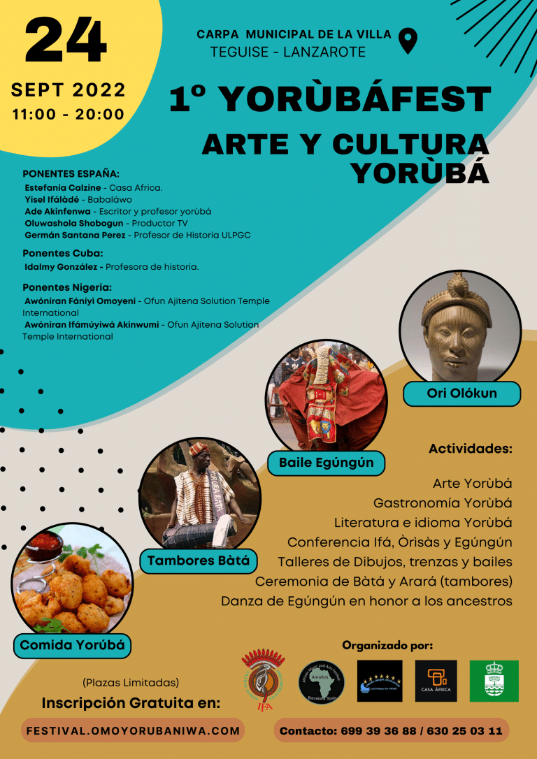 Lee más sobre el artículo Teguise acoge el Primer Festival Internacional de la Cultura Yorùbá en Canarias