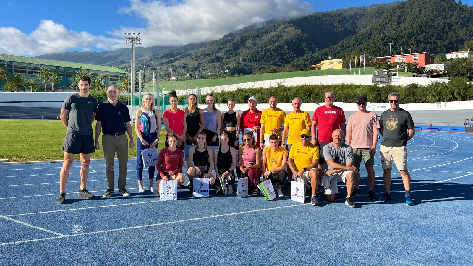 La selección olímpica alemana vuelve a elegir La Palma como destino de entrenamiento