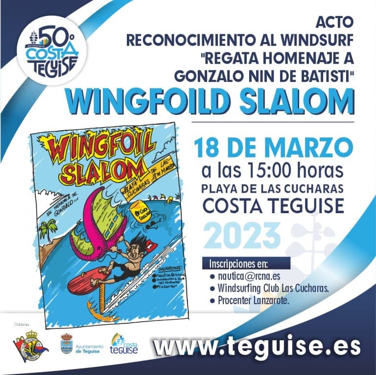 Lee más sobre el artículo <strong>Costa Teguise acogerá este sábado una regata en reconocimiento al mundo del windsurf</strong>
