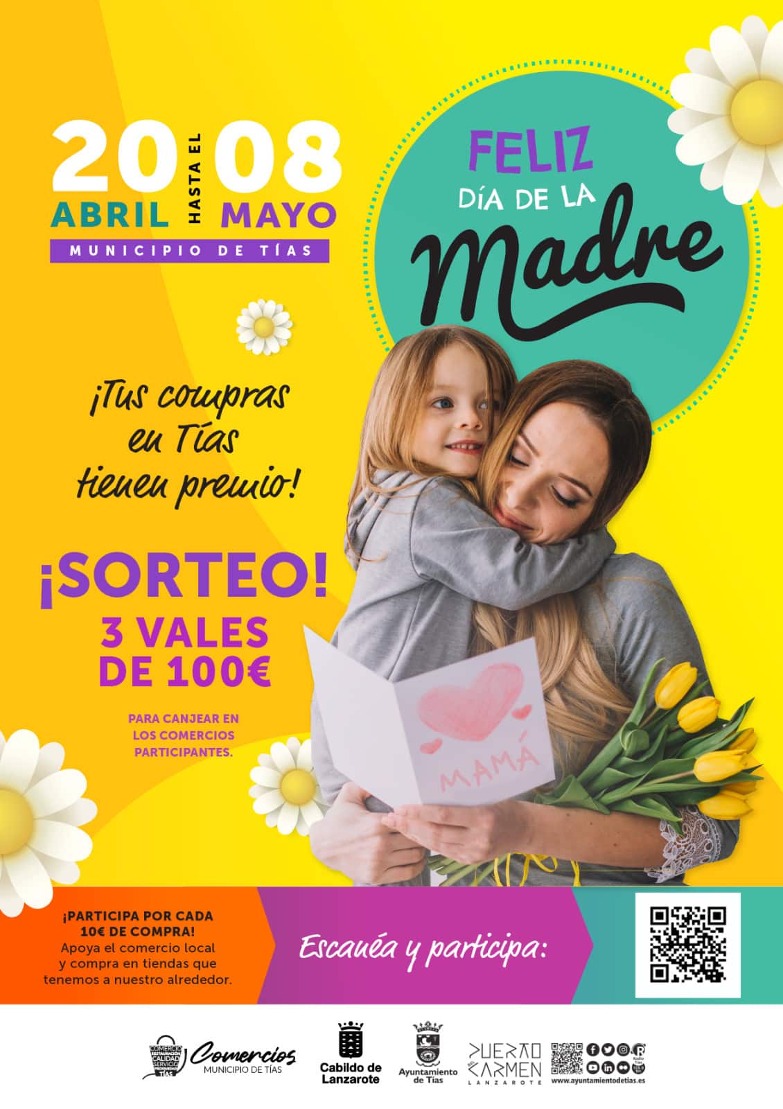En este momento estás viendo Tías celebra el Día de las Madres con una campaña en 66 comercios del municipio 