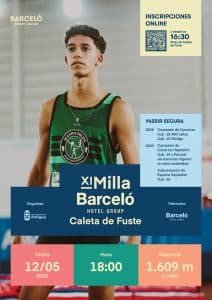 Lee más sobre el artículo La XI Milla Barceló Caleta de Fuste será apadrinada por el joven atleta majorero Yassir Segura