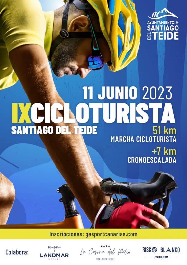 Lee más sobre el artículo Más de 300 ciclistas participarán en la IX edición de la Cicloturista de Santiago del Teide