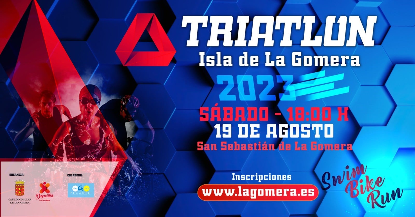En este momento estás viendo El ‘Triatlón Isla de La Gomera 2023’ apertura el plazo de inscripciones para participantes